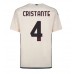 Billige AS Roma Bryan Cristante #4 Udebane Fodboldtrøjer 2023-24 Kortærmet